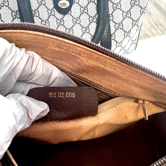 GUCCI SHERRY-  Line Monogram Boston Bag in Good Used Condition - Picture 8 of 11